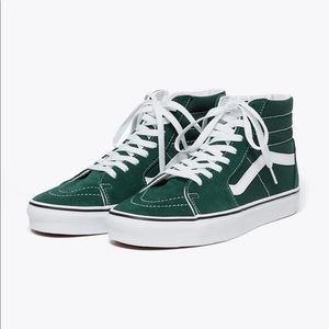 Green Vans Sk8 Hi